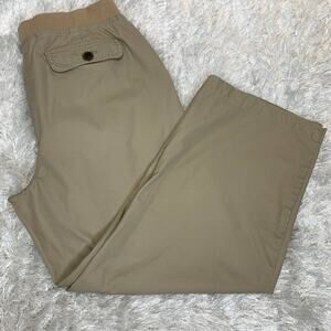 Lands' End Khaki Twill Pants Sz 6 Cotton